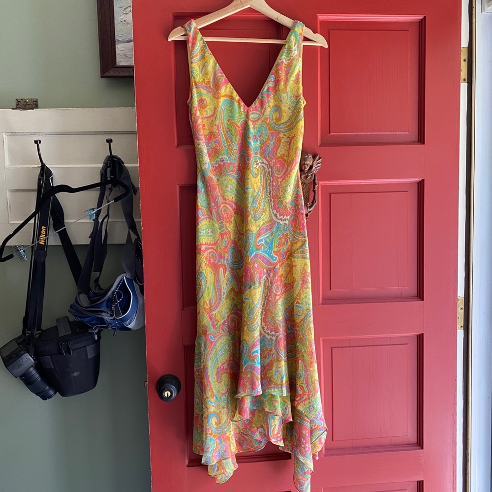 Small vintage Ralph Lauren paisley dress